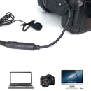 6 m / 19.68ft Dual-head Lavalier Microphone Professional Lapel Collar Mic