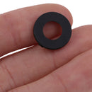 350pcs 7 Sizes Black Nylon Flat Washer Assortment Kit Set M2/M2.5/M3/M4/M5/M6/M@