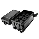 Car 12-Slot Relay Box 6 ATC/ATO 6 Relays Standard Blade Fuses Holder BlockFT
