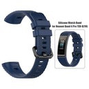 Silicone Watchband Strap w/Buckle for Huawei Band 4 Pro TER-B29S (Sky Blue)