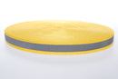 50M Yellow Reflective Fabric Tape Strip Edging Braid Trim Sew0.4"x164ft=10MMx50M
