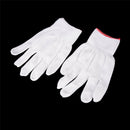 5 Pairs General Purpose White Cotton Lining Gloves Health Work M&O