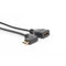 Right Angle HDMI Male D Mini To HDMI Female A Convertor Adapter Cable 1080P
