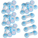 20pcs Set Door Drawers Wardrobe Todder Kids Baby Safety Plastic Lock Blue
