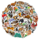80pcs/set Rainforest Animals Stickers for Laptop Bottle Bicycle Cute StiSEAU