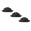 3x Black Hair Cutting Cape Umbrella Hairdressing Cloak Beard Shaving Kit