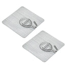 2 pieces multi-purpose self-adhesive hooks, door hooks for bedroom living room