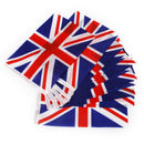12x UK Hand Waving Flag Union Jack Flag England Britain Small Banner Poles