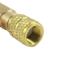 2pcs Refrigeration Charging Adapter R22 + R410 For 1/4in Safety Valve Servi I4S1