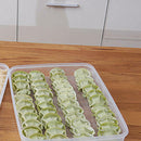 Refrigerator Dumpling Storage Box Stackable Food Organizer Plastic Con OYL