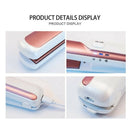 Professional Hair Straightener Hair Curler Hair Flat Iron 2 in 1 Wireless H