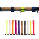 10pcs Fishing Rod Straps Belts Cable Pole Tie 20cm Rod Pole Suspenders Belts