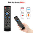 T1 Pro 2.4G Wireless Air Mouse Gyro Remote Control Voice for Android TV Box A