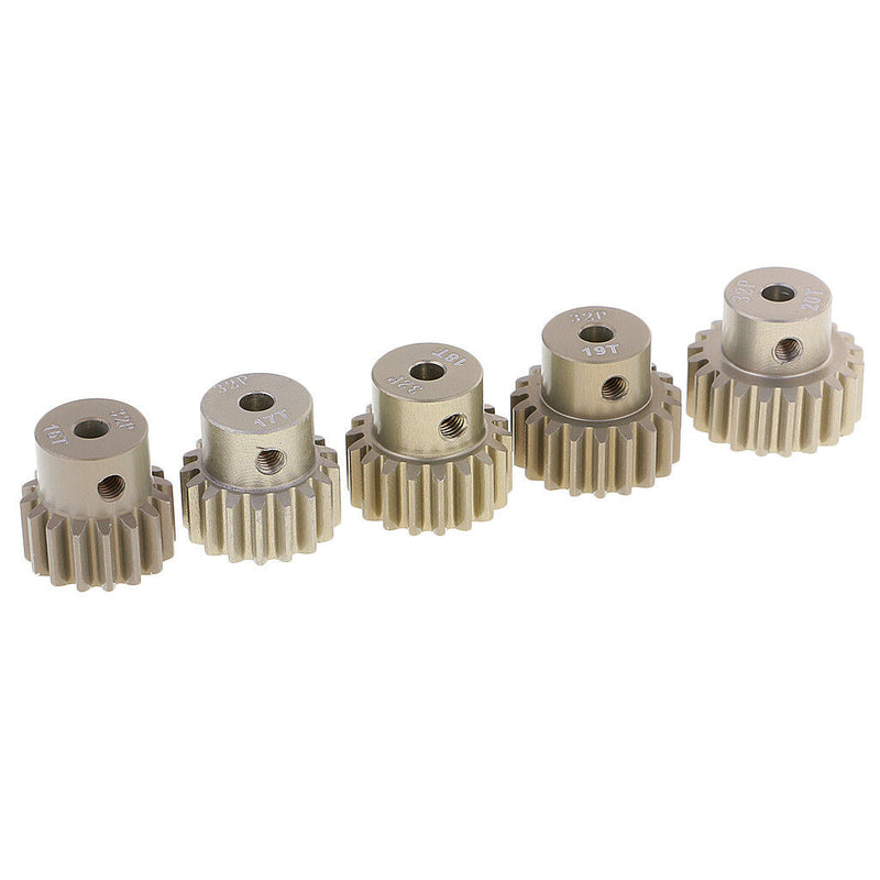 1/10 RC Monster Truck 3.175mm Motor Gear 16T 17T 18T 21T 22T Pinion 32DP 5Pc