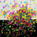 Star Hollow Mix Neon Multi Color Glitter Nail Acrylic Gel Body Art Face Festival