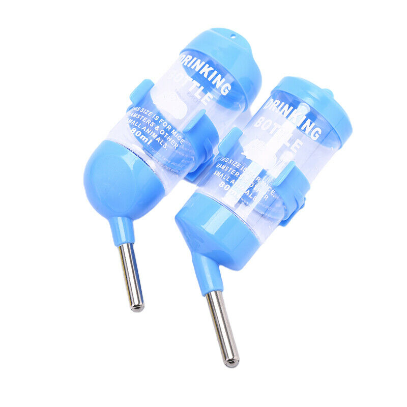 80ml Plastic Hamster Drinker Water Bottle Dispenser Hanging Pet Drinking BoSEAU