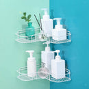 Bathroom Shower Shelf Organizer Punch Free Holder Shampoo Storage Rack
