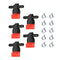 5 Packs 698183 Fuel Shutoff Valve 1/4 inch Inline Straight Fuel Shut Off Va