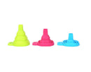 Silicone Practical Collapsible Foldable Snail Funnel Oil Hopper Kitchen Tools