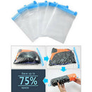 Roll up compression vacuum storage seal bag space saving for traveling JR