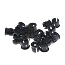 20PCS 5mm Black Plastic LED Holder Case Clip Display Panel s Ew
