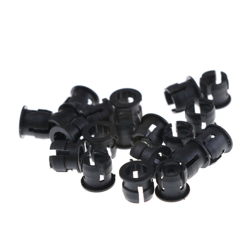 20PCS 5mm Black Plastic LED Holder Case Clip Display Panel s Ew