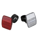 1 Pair Cycle Bicycle Bike Light Reflector Rear Front For Handlebar & Saddle