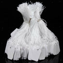 100 Pieces White Blank Tags with String, Marking Strung Tags Writable Price