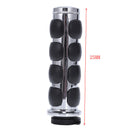 25 MM UNIVERSAL KNOB ALUMINIUM RUBBER HANDLE CUSTOM MOTORCYCLEBLACK X2K3