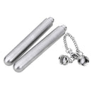 Nun-chucks Shape Stainless Steel Whisky Hip Flask Tubes Camping Wine Bottle