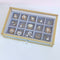 Glass Lidded Jewelry Box Bracelet Keepsake Decorative Display Tray Clear Box