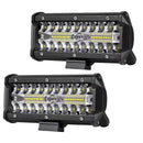 120W 7IN LED Work Light Bar Flood Spot Beam Offroad 4WD SUV Driving Fog Light J_