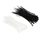 6 Inch Nylon Cable Ties in Black and White, 200 Pieces A6I3