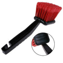 Plastic Car Wheel Brush Tire Cleaner with Handle Detailing Motorcycle Clean R0C8