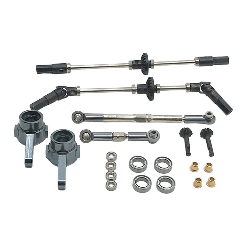 Metal Universal Front Rear Bridge Axle, Steering Hub, Metal Bearing Accessories