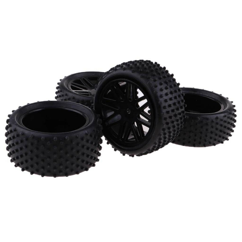 4x RC 1/10 Buggy Wheels Tires Tyre For HSP Redcat  HPI Diameter 83mm