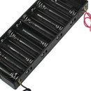 Plastic Shell Batteries Holder Box for 10 x 1.5V AA Battery