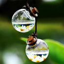 Perfume Pendant Fragrance Air Freshener Empty Glass Bottle For Essential O J3C