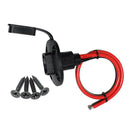 4Pcs Solar Weatherproof Quick Connect 30cm SAE Socket Sidewall Port Cable
