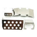 Stainless Steel Chassis Armor Protection Skid Plate for 1/10 RC Crawler Acc