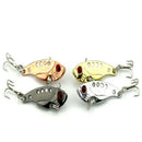 Hot Lot 4pcs Metal Sequin Fishing Lures Bass Spoon Crank Bait Tackle Hook New
