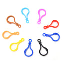 Plastic Key Chains Key Ring Multi-Color With Loop 50mm*25mm Color Random JR JCSE