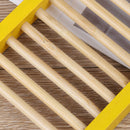 1Pc Natural Bamboo Wood Soap Dish Rack Storage Holder Bath Shower Plate Bathr OZ