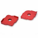 Set of 2 pcs Aluminum alloy Router Table Carpenter Corner Radius Jig Woodwo