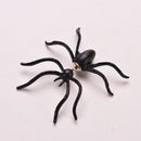 Fashion Women's Earings Black Spider Earrings Chic Two Parts Ear Stud Earings D6