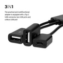 Portable Plug and Play 3 in 1 USB C Type C USB 3.1 High Speed 3 Port USB 2.0