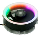 Q2 100mm Desktop CPU Cooler Fan Colorful Lighting 3 Pin Cooling Radiator