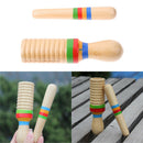 Small Single-threaded Ring Percussion Cylinder Croak Barrel Musical Toys A