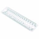Plastic Knitting Needle Gauge Tool Regle 2-10mm for Hook - White