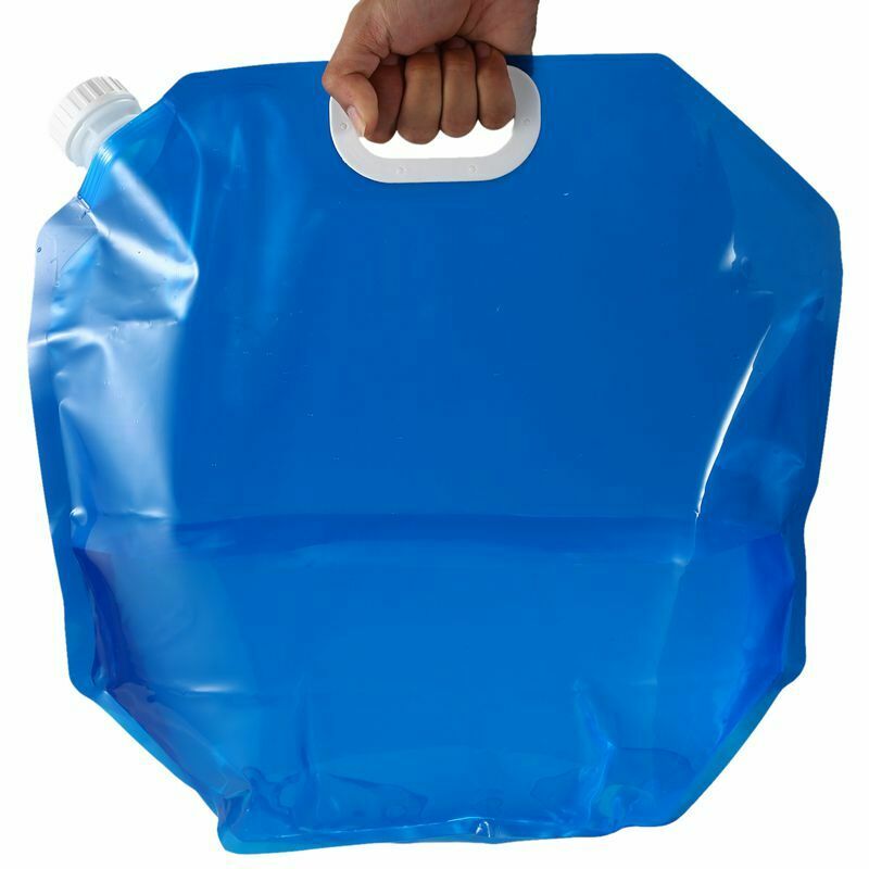 Foldable water can 10 liters blue W6Z6